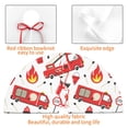 thumbnail image 6 of Kll 30" Christmas Tree Skirt Fire Truck Xmas Tree Skirts Mat For New Year Xmas Holiday Party Indoor Outdoor Home Decoration, 6 of 9