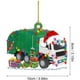 thumbnail image 2 of Navidad Decoración De Madera Camión Barco De Vapor Excavadora Camión De Bomberos Jeep Colgante Colgante Para Vacaciones Familiares Regalo De Fiesta De Navidad sonducket HA040840-01, 2 of 6