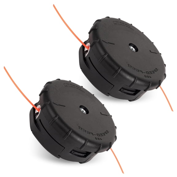 2 Packs Trimmer Head for Echo Speed Feed 400 SRM Series Straight Shaft Bump Feed Weed Eater (10mm x 1.25mm LH), Perfectly Fits SRM-225 SRM-230 SRM210 and More, Replace OEM Part #99944200907