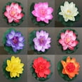 thumbnail image 5 of UDIYO Artificial Water Lily Floating Flower Lotus Home Yard Pond Fish Tank Decor, 5 of 7