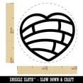 thumbnail image 2 of Concha Pan Dulce Heart Sweet Mexican Bread Rubber Stamp for Scrapbooking Crafting Stamping - Mini 1/2 Inch, 2 of 7