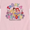 thumbnail image 2 of Disney Princess - Today a Reader Tomorrow a Leader - Toddler Girls Fitted Short Sleeve T-Shirt, 2 of 4