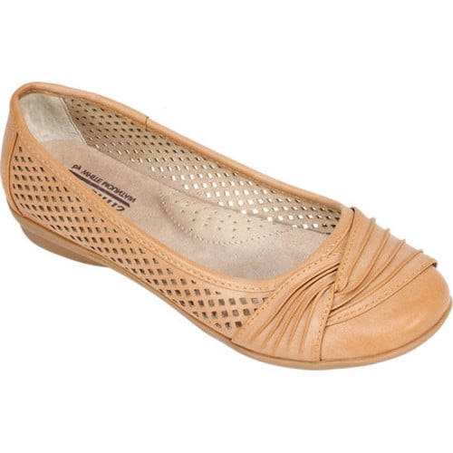 white perforated flats