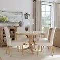 thumbnail image 2 of HomePop Classic Parsons Dining Chair, Set of 2, Cream, 2 of 10