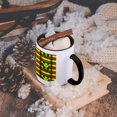 thumbnail image 5 of 3dRose, Tribal styled pattern of the Kanaka Maoli, historical flag of Hawaii, 15oz Two-Tone Black Mug, 5 of 7