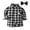 Black, variant on Toddler Boys Long Sleeve Autumn Spring Bow Tie Shirt Tops Coat Outwear Clothes Plaid