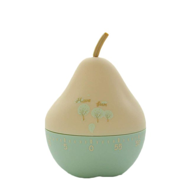 Temporizador de cocina Cute Fruit Cookie Temporizador de cocina | Temporizador de cocción manual novedoso | Temporizador mecánico con forma divertida para alarma de cocina WD.WDQZL Hogar