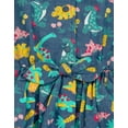 thumbnail image 2 of imagikids Dinosaur Girls Button Down Chambray Dress Toddler to Big Kid Sizes, 2 of 4