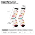 thumbnail image 2 of Lukts Dachshund Dog Puppy Pattern Womens Crew Soft Moisture-wicking Socks,Moisture Control Crew Socks,Mid Calf Socks, 2 of 6