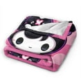 thumbnail image 2 of Kuromi Blanket, Anime Throw Blanket For Couch Sofa Bed, Soft Cozy Lightweight Warm Flannel Blanket, Home Decor, Anime Gifts For Boys Girls Kids Teens, 40"X30", 2 of 9