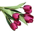 thumbnail image 2 of SPRING PARK Artificial Tulips Real Touch Artificial Flowers Fake Tulip Latex Bouquet Flower for Wedding Party Home Garden Office DIY Floral Arrangement Decor, 2 of 4