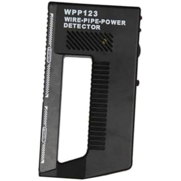 WPP123 Wall Scanner & Metal Detector – High-Sensitivity Stud Finder with Adjustable Alert – Detects Pipes, Wires & Studs – DIY & Professional Multifunction Tool – Durable Plastic (Black)