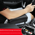 thumbnail image 1 of Caja de almacenamiento con clip para asiento de coche, suministros multifuncionales para interior de coche, caja de almacenamiento con reposabrazos de elevación central, 1 of 5