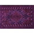 thumbnail image 1 of Ahgly Company Indoor Rectangle Persian Purple Traditional Area Rugs, 6' x 9', 1 of 4