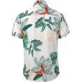 thumbnail image 3 of Mens Summer Tropical Shirts Short Sleeve Button Down Aloha Hawaiian Shirts, 3 of 7