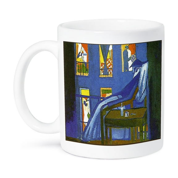 3dRose, Painting Salvador Dali Voyeur Surrealism, 15oz Mug