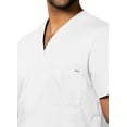 thumbnail image 4 of Adar Universal Unisex Scrubs - V Neck Tunic Scrub Top - 6011 - White - S, 4 of 7