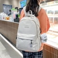 thumbnail image 2 of Mochila escolar para mujer, mochila para estudiante de secundaria, mochila para computadora de viaje de gran capacidad a la moda para mujer, 2 of 6