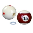 thumbnail image 3 of DYNWAVECA Billiards Cue Ball with Hole Billiard Stroke Trainer Lightweight Perforated Pool Cue Stroke Trainer Billiards Cue Accessories With Target Ball, 3 of 10