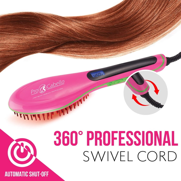 ProCabello Hair Straightener Detangling Brush Ceramic  display picture 1