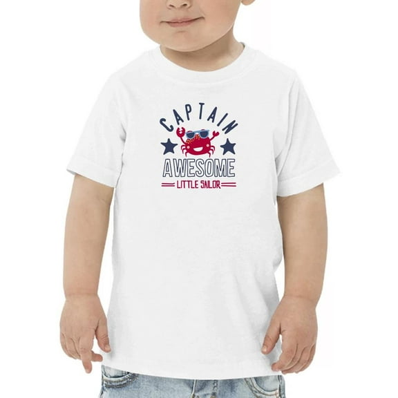 Captain Awesome Pirate T-Shirt Toddler -Image by Shutterstock, 4 Toddler
