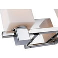 thumbnail image 3 of Woodbridge Lighting Langston 2Lt Glass Bath Light in Chrome/Opal Square, 3 of 3