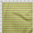 thumbnail image 3 of oneOone Organic Cotton Poplin Twill Fabric Chevron Ikat Decor Fabric Printed BTY 42 Inch Wide, 3 of 4