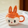 thumbnail image 3 of Taza perimetral de cerámica de la serie Monster Labubu 2024, nueva taza creativa 3D para leche, café, agua, oficina, hogar, regalos para festivales, 3 of 5