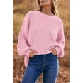 thumbnail image 6 of PRETTYGARDEN Women's Oversized Sweaters Sleeve Crew Neck Jumper Tops Chunky Knit Pullover Sweater, 6 of 6