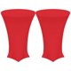 thumbnail image 1 of Mantel de Cóctel Uxcell de Spandex Stretch 2 Pcs Rojo 24" Diámetro x 43" Altura, 1 of 7