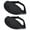 Black, variant on Entchin 2 Pack Fanny Pack for Men Women,Polyester Crossbody Waistpack,Zipper,on Waist,Adult Teen