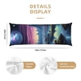 thumbnail image 3 of Fotbe Fantasy Landscape Starry Night Funda para Almohada Corporal con Diseño, Funda de Microfibra Ultrasuave de 20x54 Pulgadas, Ropa de Cama Elegante, 3 of 7