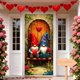 thumbnail image 5 of Decoraciones para San Valentín, adornos para San Valentín, regalos para San Valentín. 35 x 72 pulgadas. Cortina para puerta de San Valentín. Decoración para puerta y pared de San Valentín. Decoración, 5 of 5