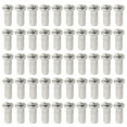 thumbnail image 2 of 50 pezones resistentes para radios de bicicleta, decoración de protectores de radios, tapas para radios Plata 13mm Zulema Niples para radios de bicicleta, 2 of 8