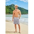 thumbnail image 2 of COOFANDY Men's Drawstring Shorts with Elastic Waistband Classic Loose Fit Flat Front Shorts, 2 of 6