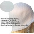 thumbnail image 2 of Gorra de silicona perforada NQ para teñir el cabello reutilizable con herramienta de gancho color transparente 8,8 x 11,8 pulgadas, 2 of 5