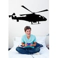 thumbnail image 2 of Wallhogs Haynes Silhouette Helicopter IX Cutout Wall Decal, 2 of 2