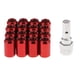 thumbnail image 2 of Tuerca de Rueda DYNWAVEMX Tuercas de rueda de bellota abultadas 32 Mm 12x1.5 rojo, 2 of 8