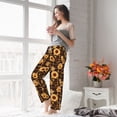 thumbnail image 6 of Picia Brown Plaid Sunflower Womens Soft Woven Cotton Elastic Waistband Sleep Pajama Pant Lounge Sleep Pant With Pockets And Drawstring-Medium, 6 of 9