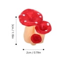 thumbnail image 2 of SEWCHICS 8pcs Decorative Mushroom Resin Miniature Mushroom Shape Craft Decoration for Family, 2 of 8
