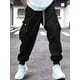 thumbnail image 4 of Pantalones Cargo de cintura con cordón lateral y bolsillo con solapa para hombre, 4 of 4