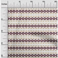 thumbnail image 1 of oneOone Viscose Chiffon Maroon Fabric Geometric Block Sewing Material Print Fabric By The Yard 42 Inch Wide, 1 of 1