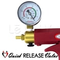 thumbnail image 5 of LeLuv Vibrating Buddy Penis Pump | Blue Maxi Handle + Vacuum Gauge | Double-Ended 18 inch Length x 2.0 inch Diameter Cylinder | 2x TPR Seals, 5 of 9