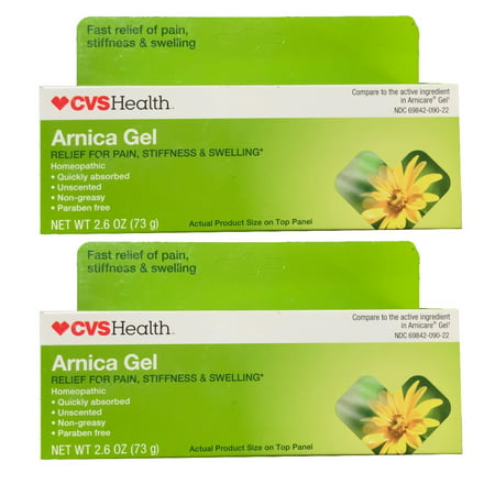 CVS Health (2-Pack) Arnica Gel 2.6oz Tubes For Pain Stiffness & Swelling
