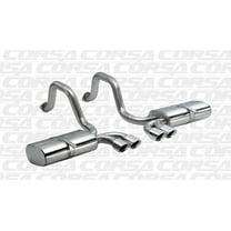 Corsa 97-04 Chevrolet Corvette C5 Z06 5.7L V8 Polished Sport Axle-Back Exhaust