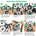 thumbnail image 5 of Dog Toys Soccer Ball with Interactive Pulling Tabs, Dog Toys for Tug of War, Puppy Birthday Gifts, Dog Tug Toy, Dog Water Toy, Durable Dog Balls for Finnish Lapphund And other Medium Herding Dogs, 5 of 7