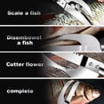 thumbnail image 6 of ZZkhGO Fish Scaler, Stainless Steel Scraper, Serrated Blade Fish Scaler for Kitchen Cooking Cleaning, 6 of 7