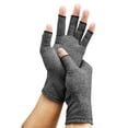 thumbnail image 1 of Guantes de presión para deportes en interiores, de fibra de cobre, antideslizantes, con dosificación de presión y de medio dedo, 1 of 5