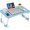 Blue, variant on Portable Bedside Laptop Desk & Breakfast Tray with Storage, Cup Holder, Leg Holder for Adults