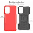 thumbnail image 5 of Case for Samsung Galaxy A23 4G, Tyre Pattern Design Hybrid TPU+PC Material Double Layer Protection Shockproof Cover with Kickstand Phone Case for Samsung Galaxy A23 4G      Green, 5 of 12